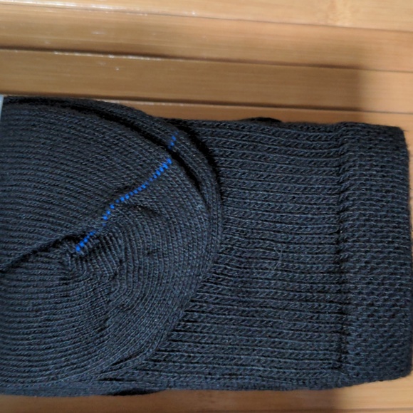 Womens Dr. Scholl's Black Diabetic Crew Socks, 6 Pairs Bigger Plus Size 8-12 NEW - Picture 5 of 5